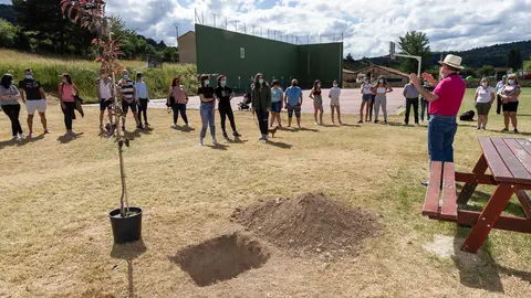 "Un árbol por Europa" en Huerta de Arriba. Fotografías: Beatriz Montero