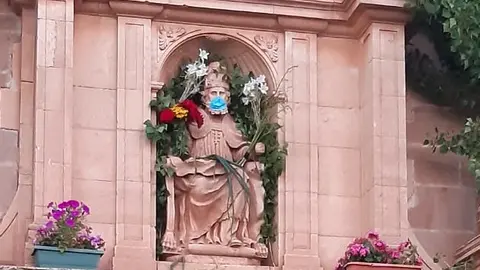 Imagen de San Pedro enramado en Hacinas