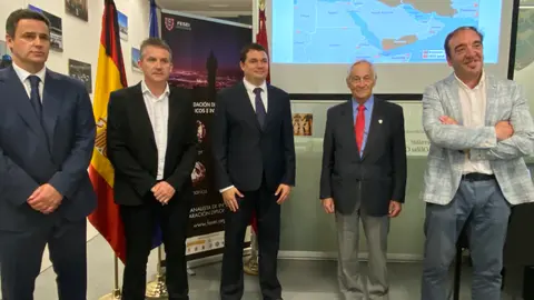 TVP con el portavoz de la Emabajada de Israel y miembros de FESEI