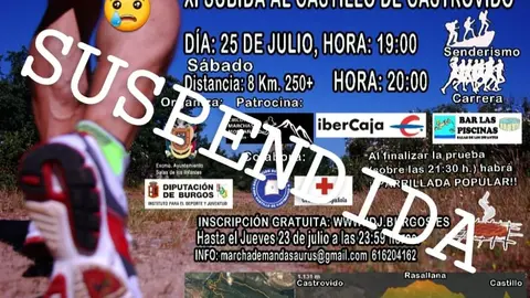 susupendida subida al castillo