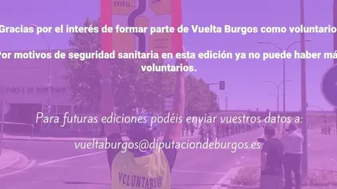 voluntarios vuelta a burgos