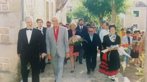 Subida a la ofrenda floral