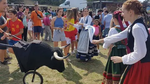 Actividad en la Campa de Santa Lucía en 2018.