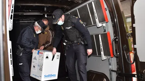 Vacunas COVID-19. Llegada a Soria II 29-12-20