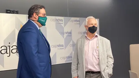 Germán Martínez y Antonio Arroyo en la presentación