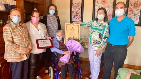 Centenaria en San Leonardo de Yague