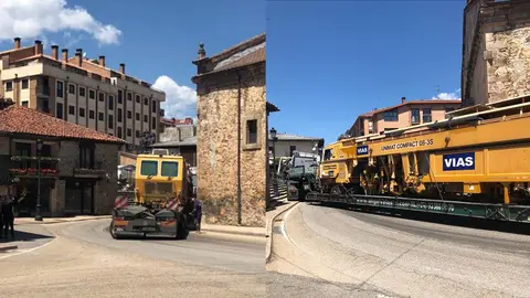 Curva de la travesía de San Leonardo