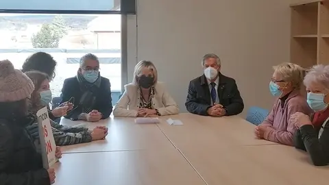 Verónica en el centro de salud