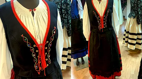 Los trajes son verdaderas joyas de la confección con detalles muy cuidados.