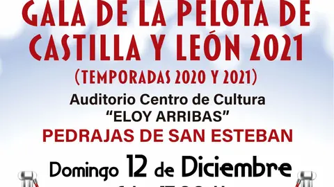 CARTEL GALA DE PELOTA_