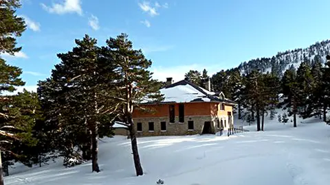 Albergue durante la temporada invernal