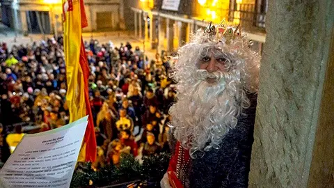 Celebración de la Navidad en Salas antes de la llegada del Covid-19