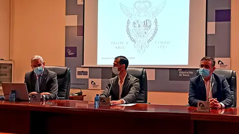 Rueda de prensa de la Real Fábrica de Tapices