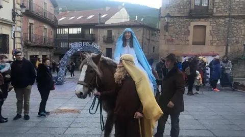 Imagen del Belén viviente de Vinuesa