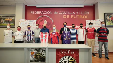 Sede de la FCYLF en Arroyo de la Encomienda. Presentación del Programa de fútbol inclusivo "+ QUE GOLES, la diferencia nos hace iguales" Foto Carlos Espeso