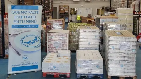 Banco de alimentos de Soria.