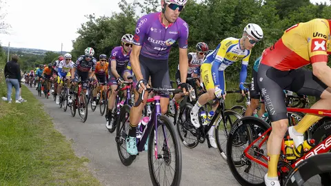 Boucles de la Mayenne 2022 - 47th Edition - 2nd stage - Jublains - Pré-en-Pail-Saint-Samson 171 km - 27/05/2022 - Felipe Orts (ESP - Burgos - BH) - photo Rafa Gomez/SprintCyclingAgency©2022 