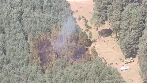 Incendio en Covaleda