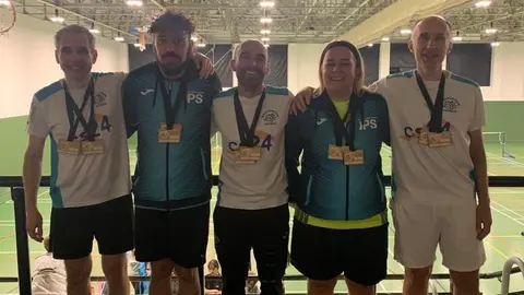 Delegación soriana de bádminton