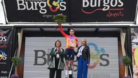 Demi Vollering, vencedora en la llegada a Lerma/Vuelta a Burgos