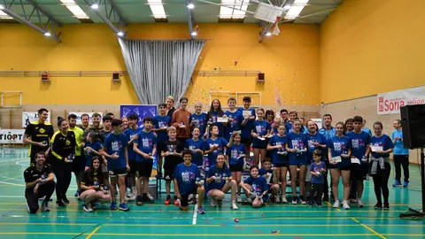 Delegación soriana de bádminton