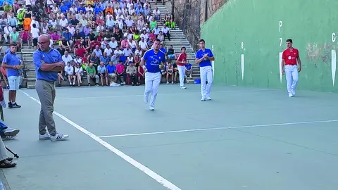 Imagen del partido de la final del torneo