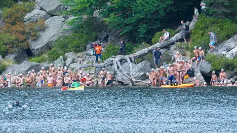 Travesía a Nado de La Laguna Negra en una imagen de archivo