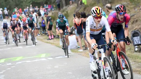 Carlos Rodríguez y Pavel Sivakov la pasada edición subiendo Las Lagunas