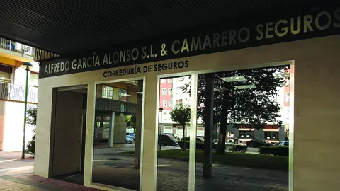 Instalaciones de la firma de Alfredo García y Camarero Seguros en la ciudad de Burgos