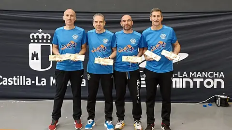 Santiago Martínez, Manuel Acero, David Hernansanz y José Carlos Pérez