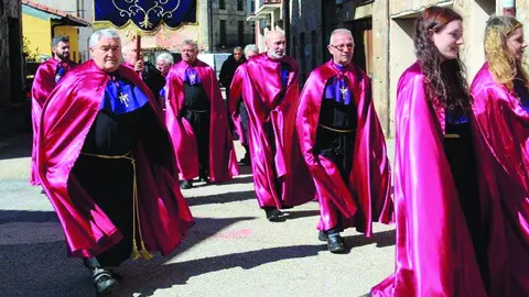 Covaleda celebrando el domingo Lázaro en una edición pasado