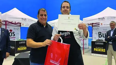 Luis Aberto Simón, del Restaurante 'El cenador' se llevó el tercer premio la pasada edición.