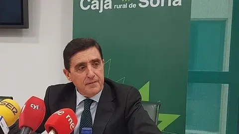 Carlos Martínez Izquierdo, presidente de Caja Rural de Soria