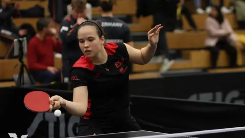 María Berzosa con la selección española en Francia
