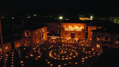 Iluminación de la Plaza Mayor en 2023