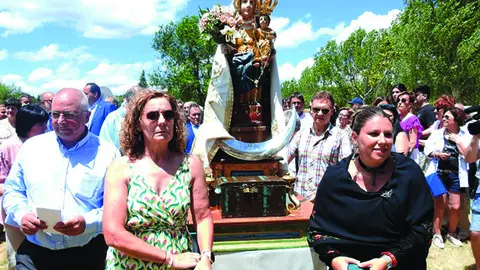 procesión cabrejas virgen blanca