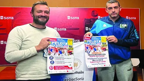 Manuel salvador y Emilio Cabrerizo en la presentación