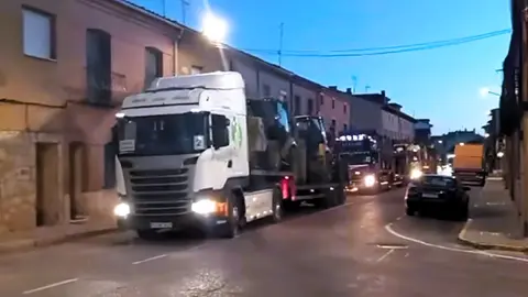 Paso de camiones por BU-925
