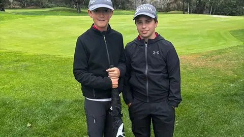 Enzo Jiménez y Saúl Fernández