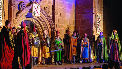 Representación de los 7 infantes de Lara, en una pasada edición