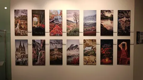 La muestra recorre desde rincones del mundo hasta lugares de Burgos