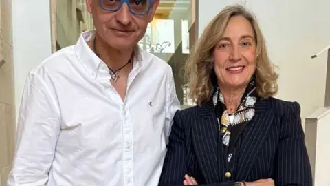 Fernando Jos&eacute; Castillo y Mar&iacute;a Sara L&oacute;pez P&eacute;rez, concejales de VOX en el Ayuntamiento de Soria