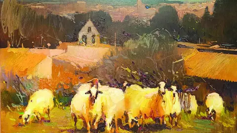 'Churras de Salas', de Alberto David Fern&aacute;ndez ha sido el cuadro favorito del jurado
