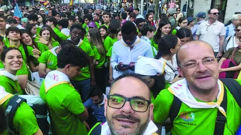 Vecinos de la comarca presentes en la gran velada dedicada al Papa Le&oacute;n XIV. en Madrid