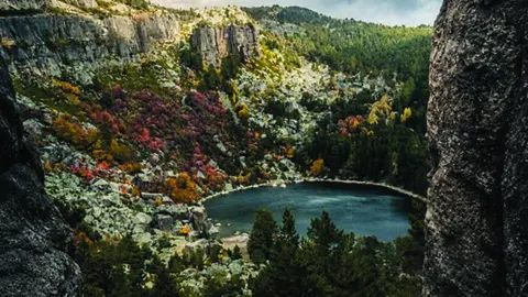 Elementos paisaj&iacute;sticos que nos encontramos en la Laguna Negra, Vinuesa