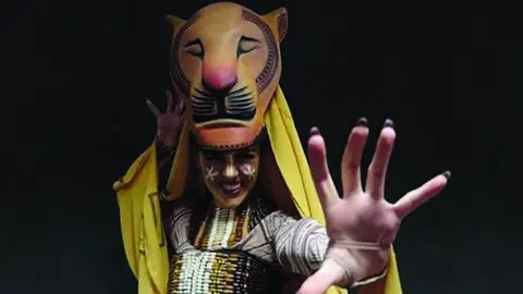 Int&eacute;rprete del musical 'El Rey Le&oacute;n' organizada por ADEMUS de Salas de los Infantes