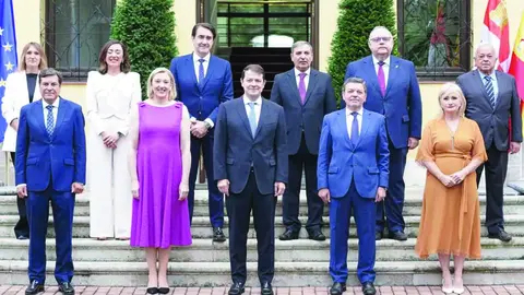 El Consejo de Gobierno de la Junta de Castilla y Le&oacute;n para la XII Legislatura, presidido por Alfonso Fern&aacute;ndez Ma&ntilde;ueco.