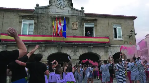 Ayuntamiento de Hontoria del Pinar durante las fiestas patronales 2026