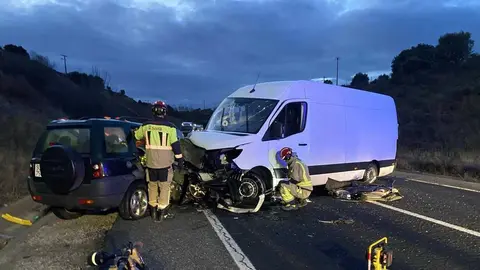 Una persona fallecida en un choque frontal entre dos vehículos en las cercanías de la ciudad de Soria
