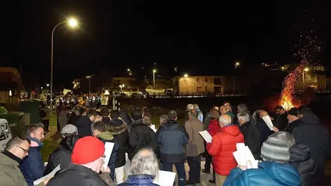 Marzas y charangas dan  comienzo a la primavera  pinariega